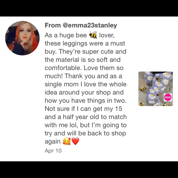 OS/Plus/XPlus NEW Womens Bee Leggings - Picture 10 of 13